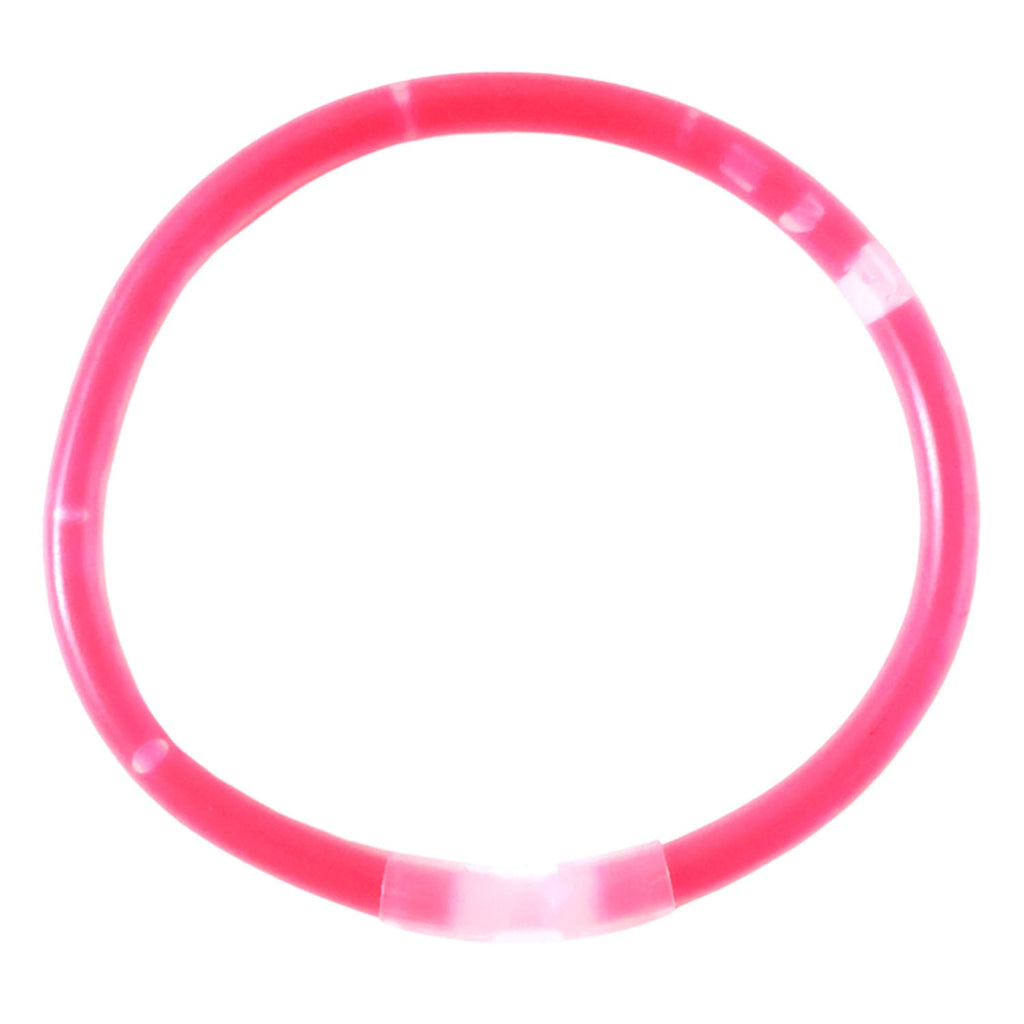 Group of friends wearing colorful Glow LED Bracelets at a night event.