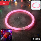 Bright neon Glow LED Bracelet on a wrist, ready for a celebration.