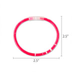 Glow LED Bracelet displayed to show its approximate size and fit.
