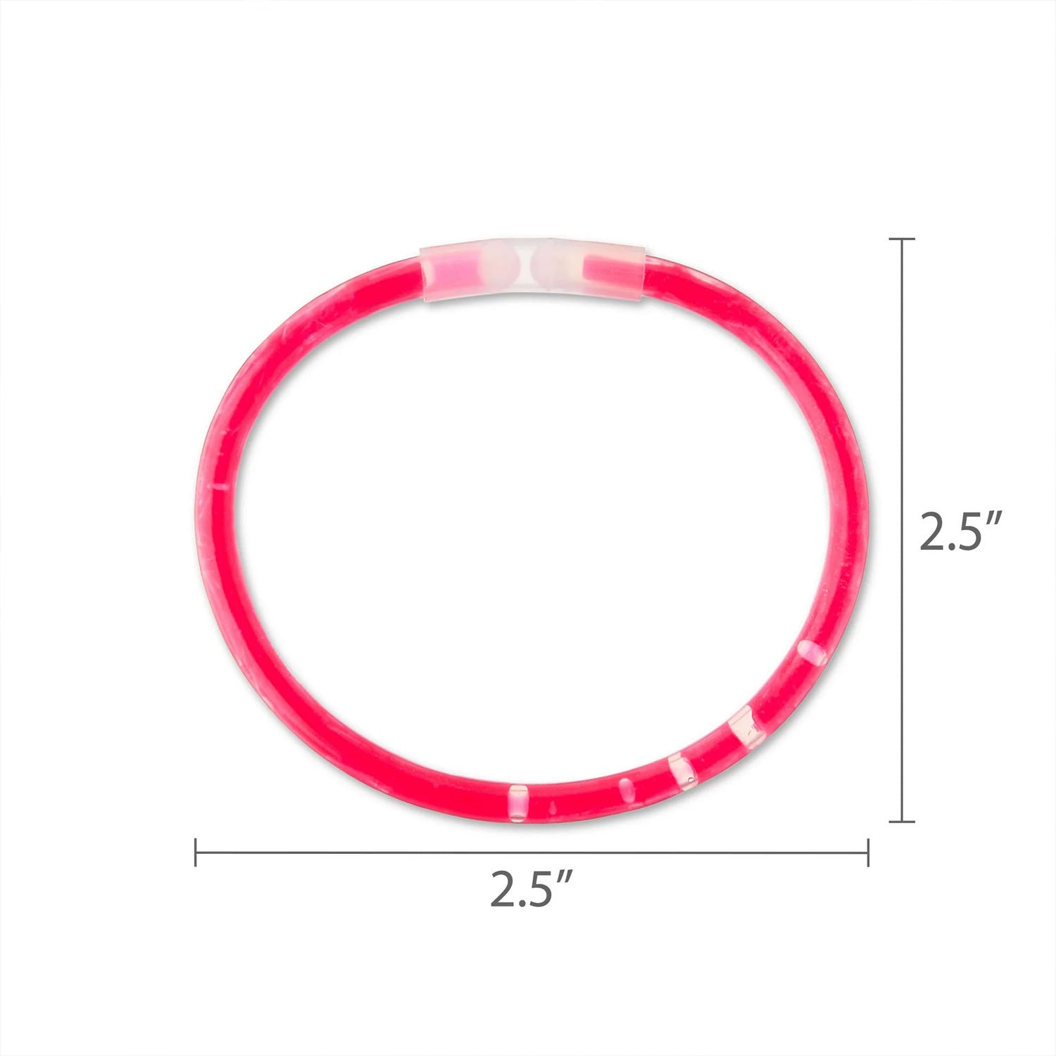 Glow LED Bracelet displayed to show its approximate size and fit.