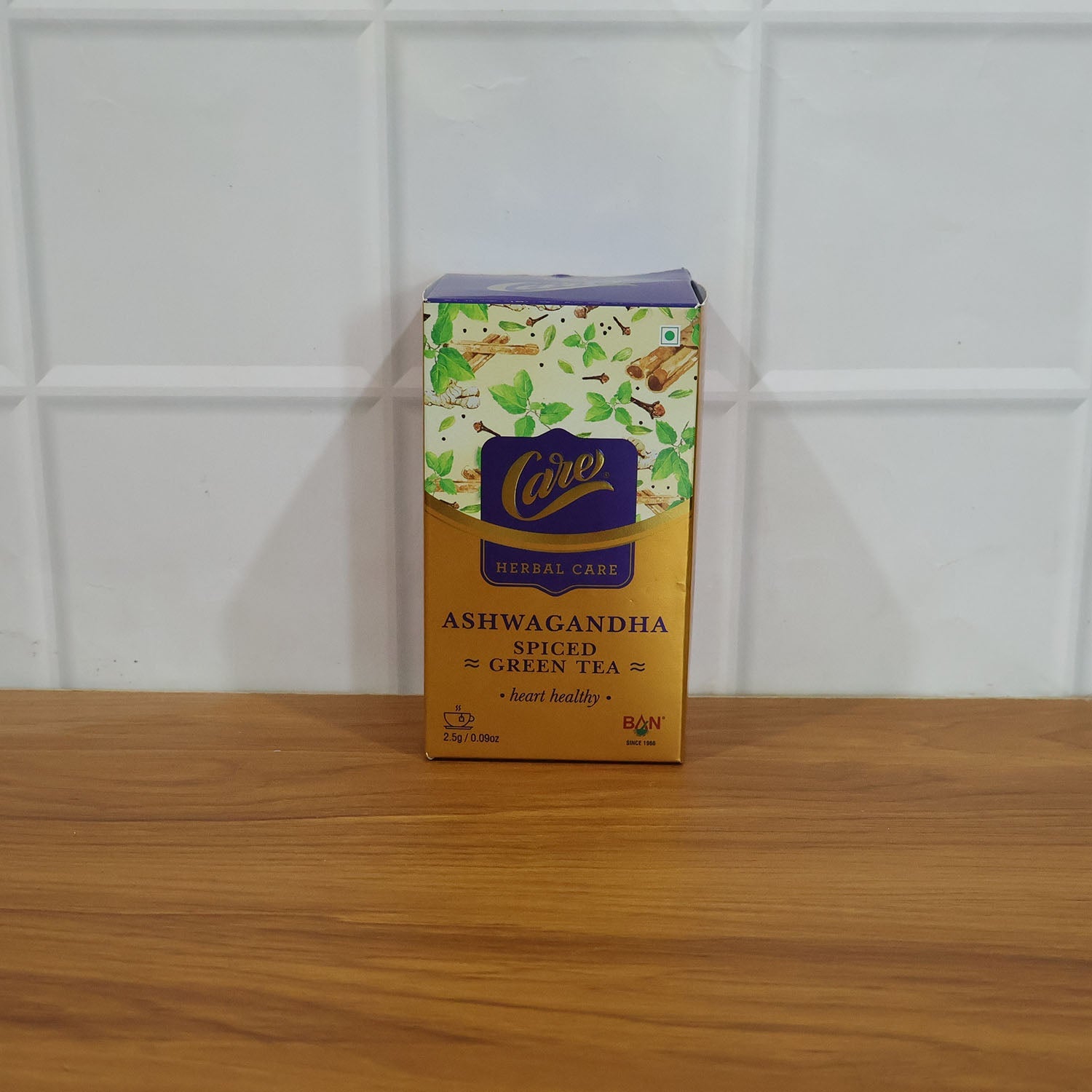 Brewed Ashwagandha Spiced Green Tea in a cup
