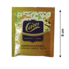 Green tea product packaging with dimensions
