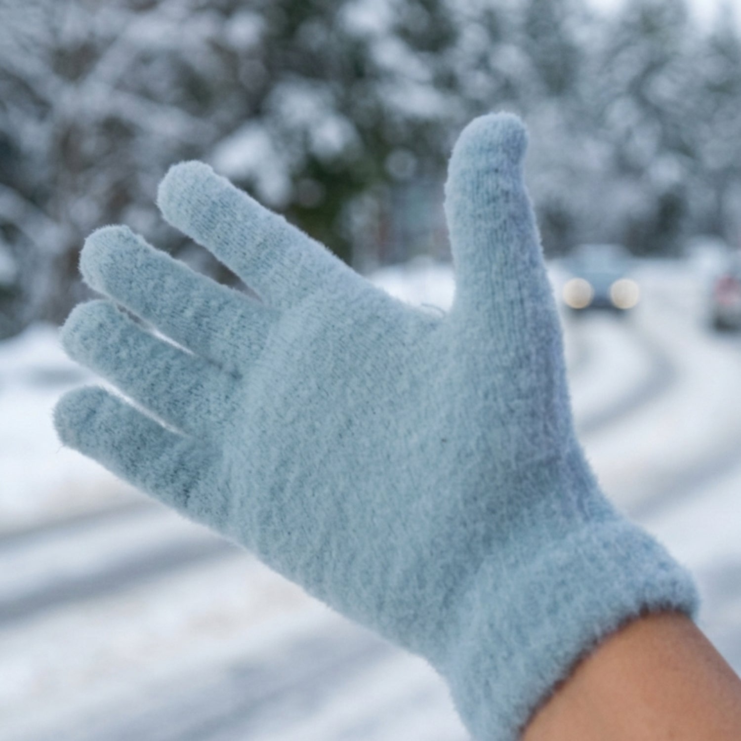 soft fleece gloves for daily use