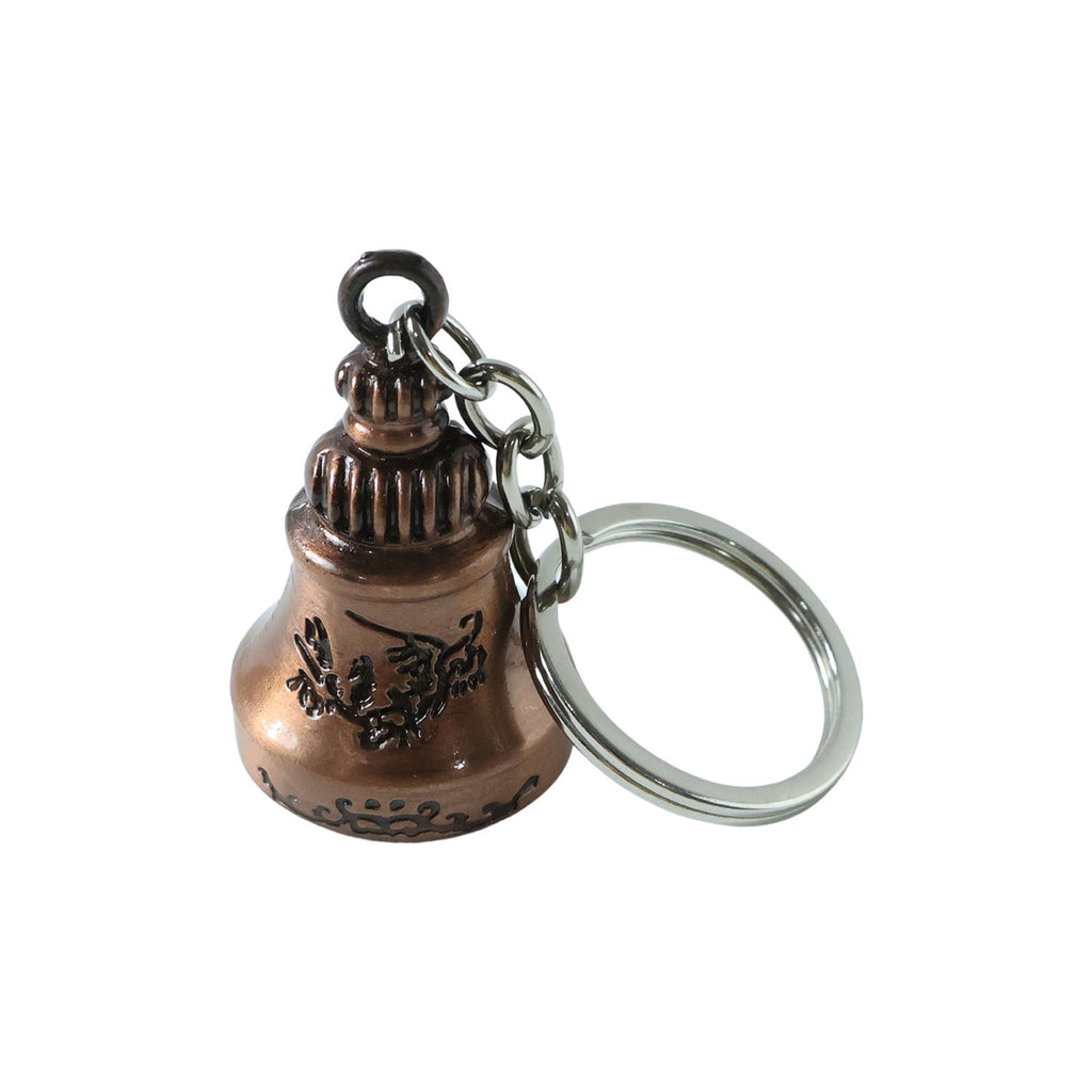 Compact decorative mini bell key holder