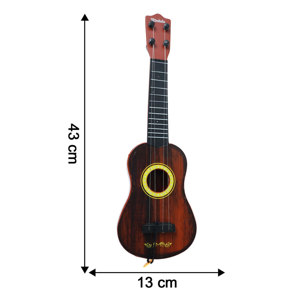 Ukulele guitar size chart showing dimensions to help beginners