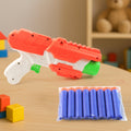 Toy Dart Gun with 8 soft foam bullets for kids play