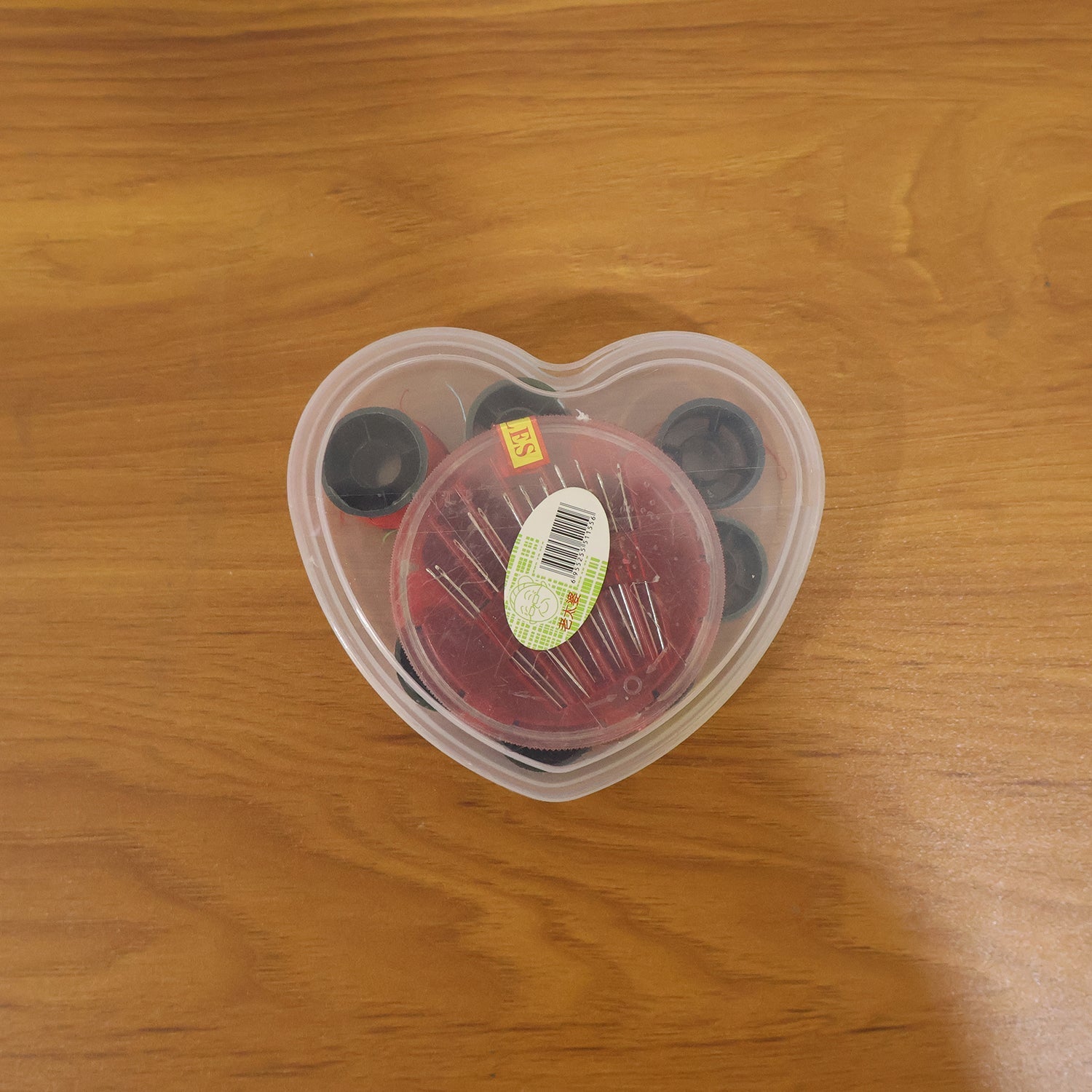 Travel-friendly sewing kit for minor repairs