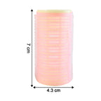 Neutral image showing hair curlers without styling context