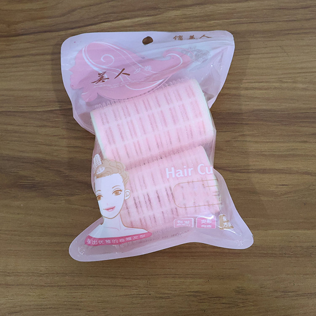 Neutral image showing hair curlers without styling context