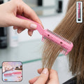 Dual-sided hair cutting razor comb for precise styling