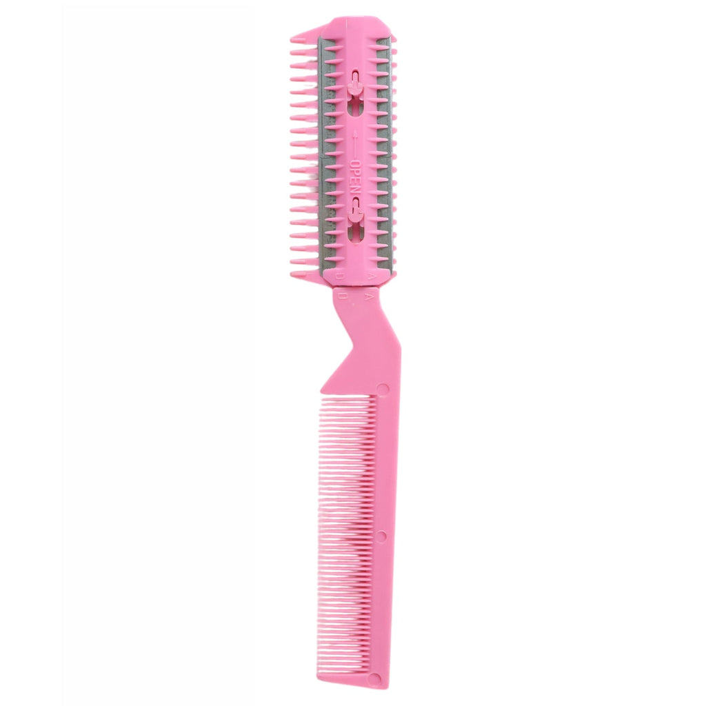 Hair cutting comb tool with ergonomic handle