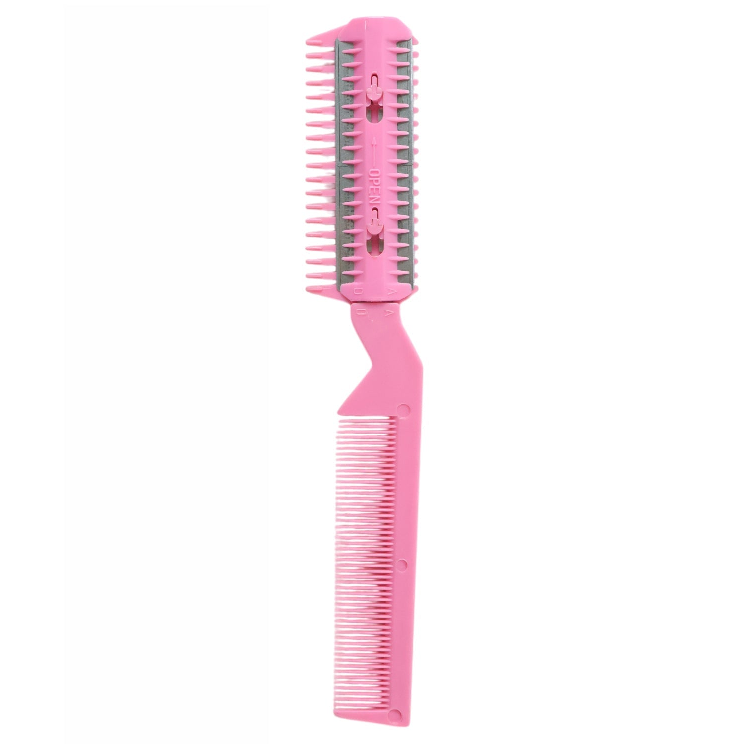 Hair cutting comb tool with ergonomic handle