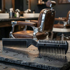 Hair cutting scissors and comb for grooming