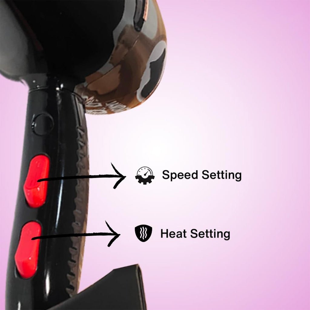 Orbit branded handheld hair dryer designed for fast hair drying