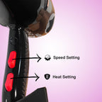 Orbit branded handheld hair dryer designed for fast hair drying