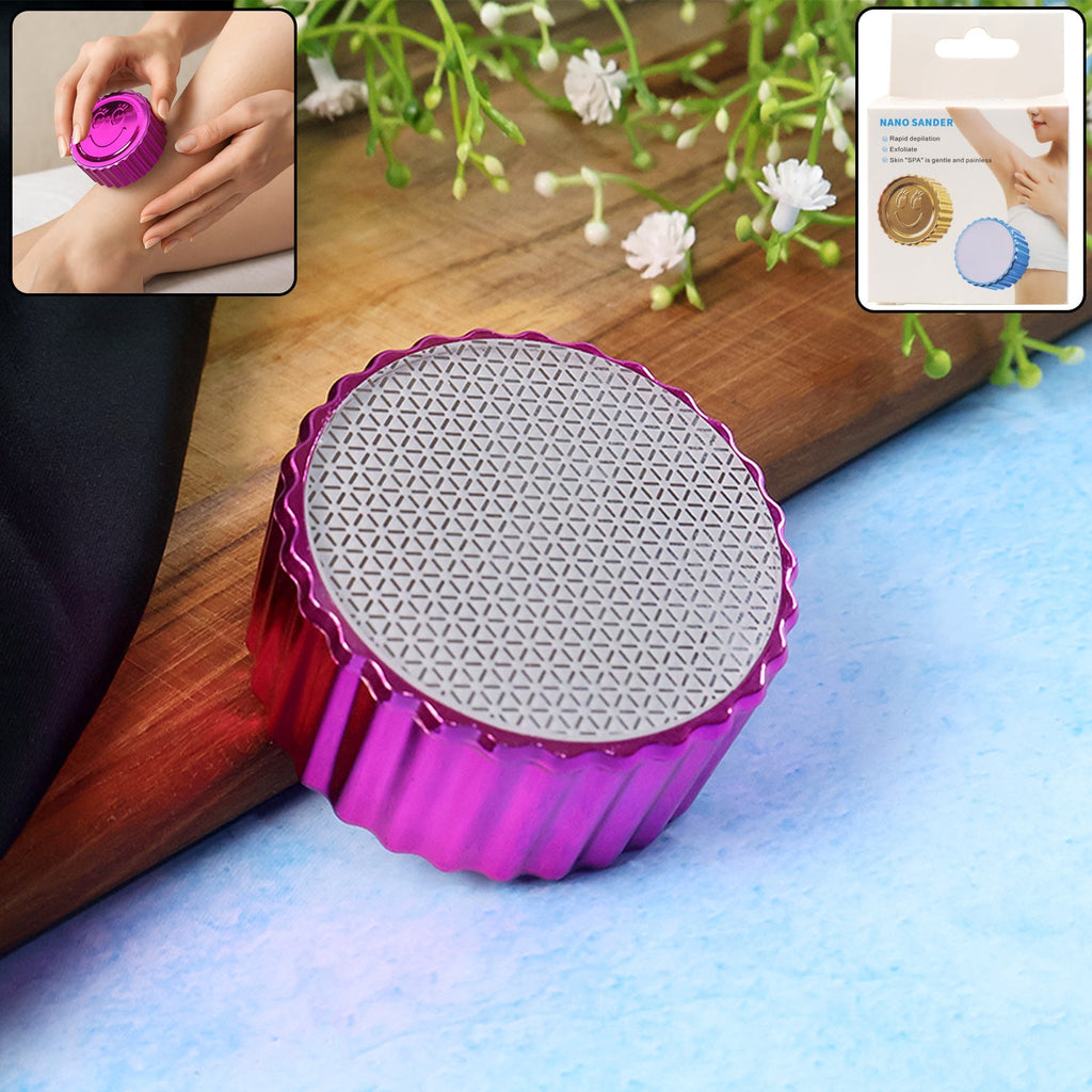 Nano Hair Remover for painless crystal hair removal on smooth skin.