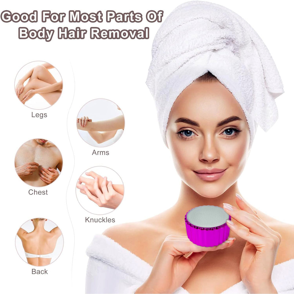 Easy to clean: rinsing the Nano Hair Remover under water after use.