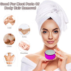 Easy to clean: rinsing the Nano Hair Remover under water after use.