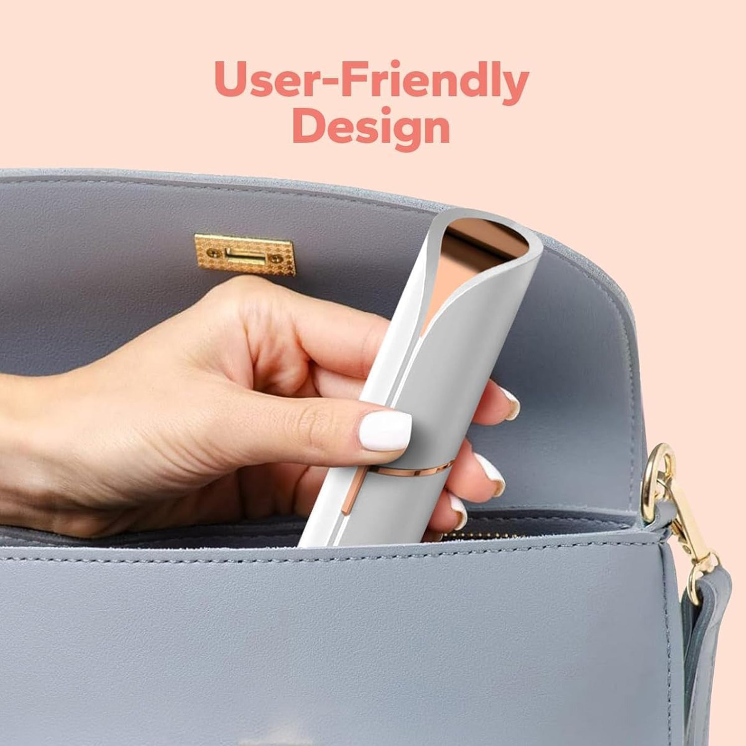 Rechargeable hair removal kit ideal for facial grooming
