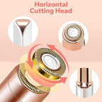 Rechargeable beauty hair remover device for smooth complexion