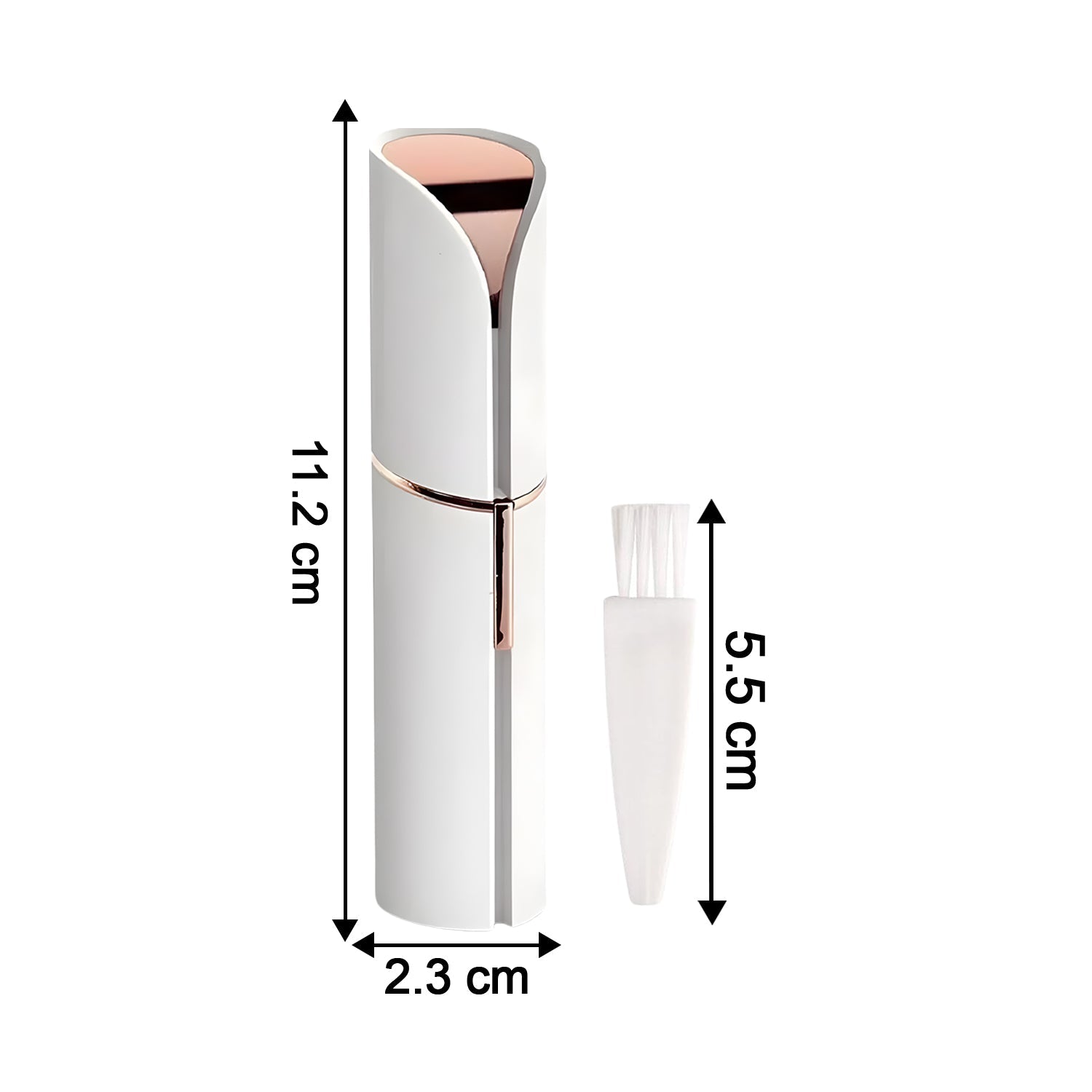 Compact electric face hair trimmer for women’s delicate areas