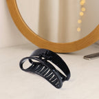 12-piece set of simple matte hair clips shown arranged neatly