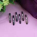 Six metal snap hair clips set for daily hair styling and sectioning