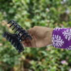 Strong grip black hair claw clip accessory perfect for daily hairstyles