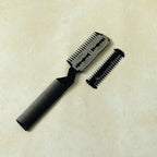 Razor blade hair cutter for precise trimming