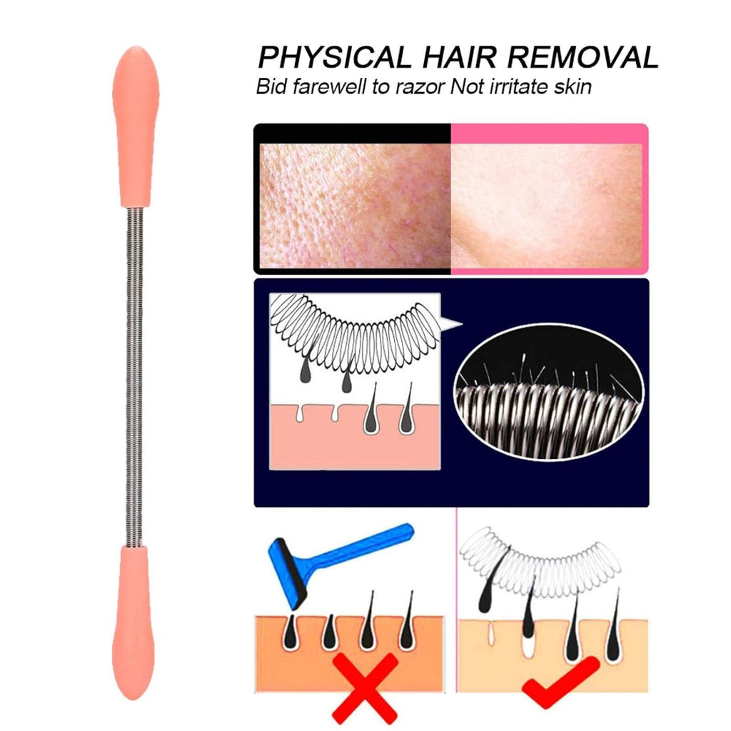 Side angle of the Facial Hair Remover Spring Tool