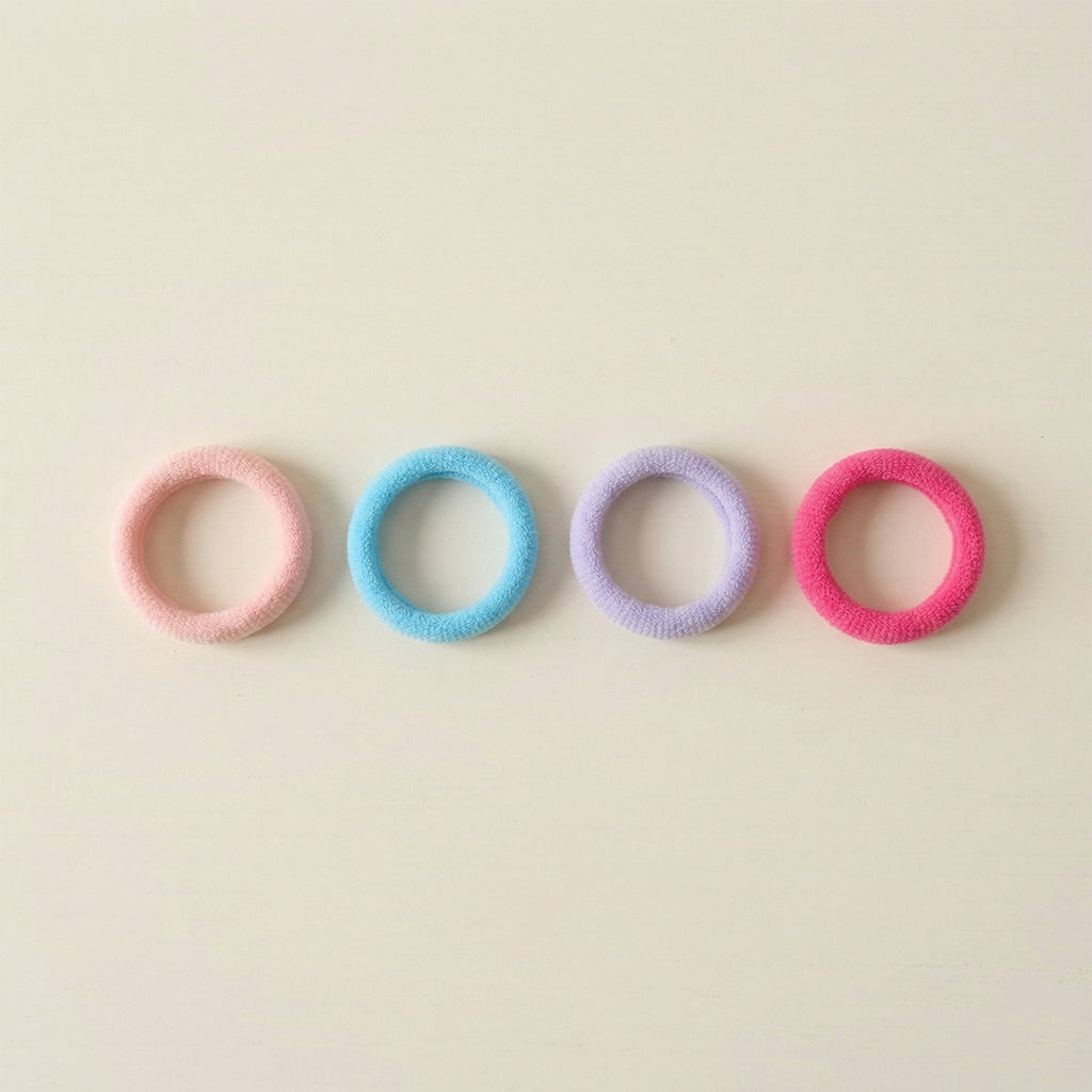Soft, stretchy hair bands suitable for daily use and active kids