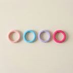 Soft, stretchy hair bands suitable for daily use and active kids