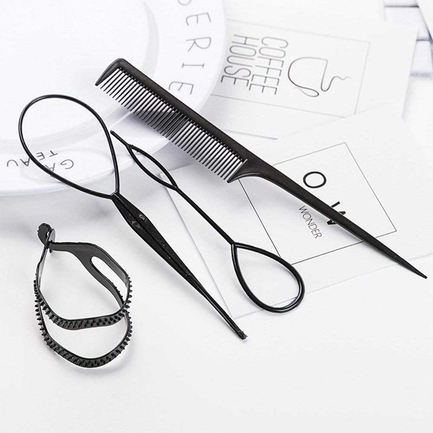 Hair styling comb kit for quick styling
