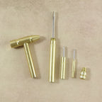 Multi-function hammer tool equipped with various screwdriver tips for home projects