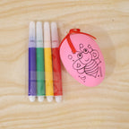 DIY egg painting project supplies for kids