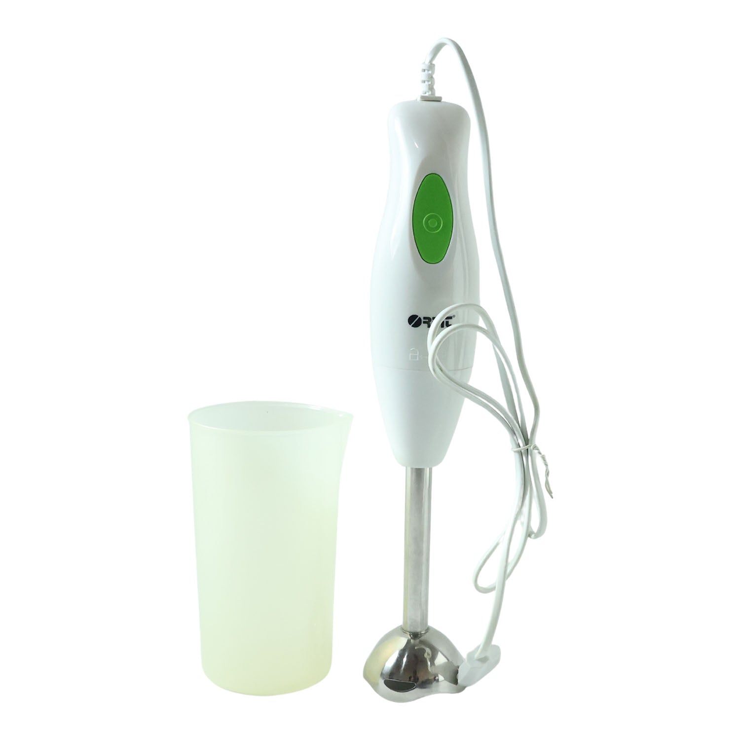Orbit electric hand blender with detachable stainless steel shaft for easy cleaning