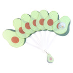 Closeup showing fan blades of the foldable pocket fan
