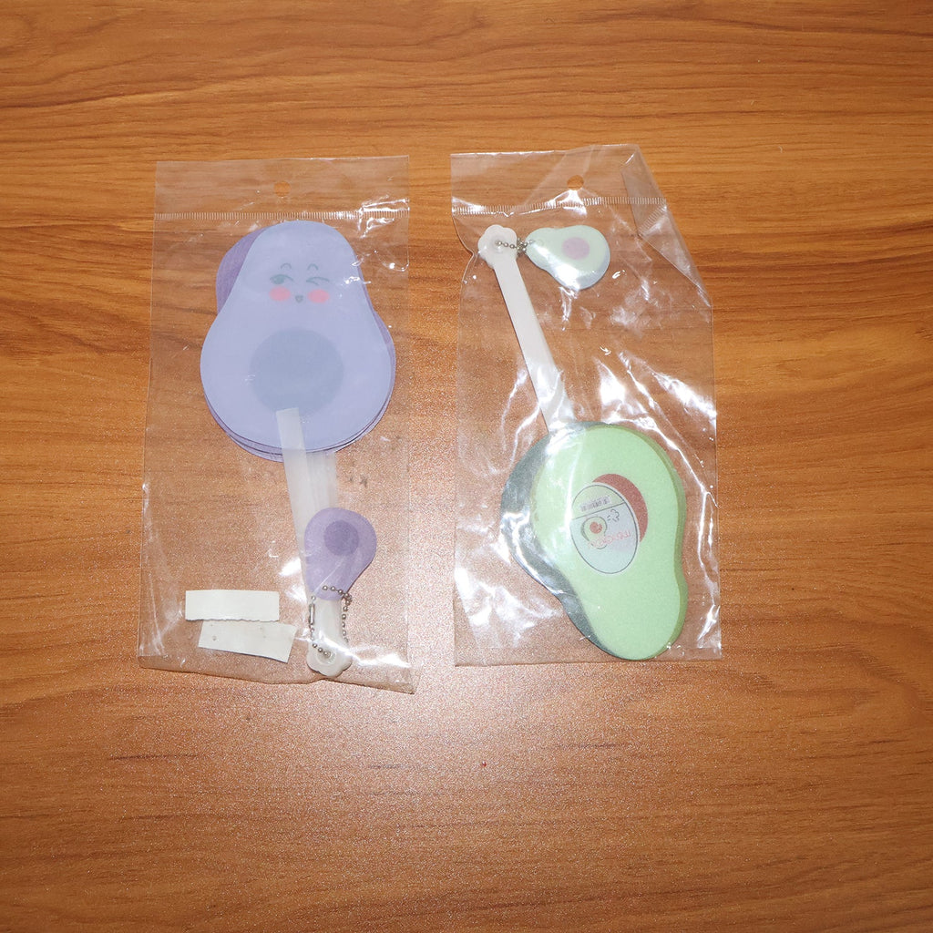 Assorted colorful designs of foldable pocket fans in mix colors
