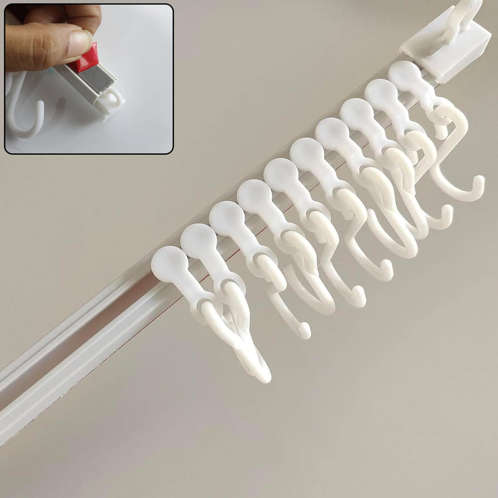 Wall-mounted rack for kitchen storage and accessory hanging