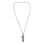 Hanuman Ji pendant elegantly displayed on a chain, ready to wear.
