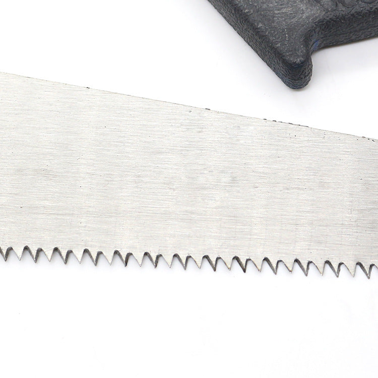 The XcelCraft Hand Saw with a hardened steel blade, ideal for tough cuts.