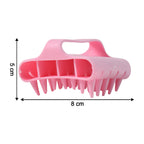 Silicone bristle washing comb scalp massager for effective hair washing
