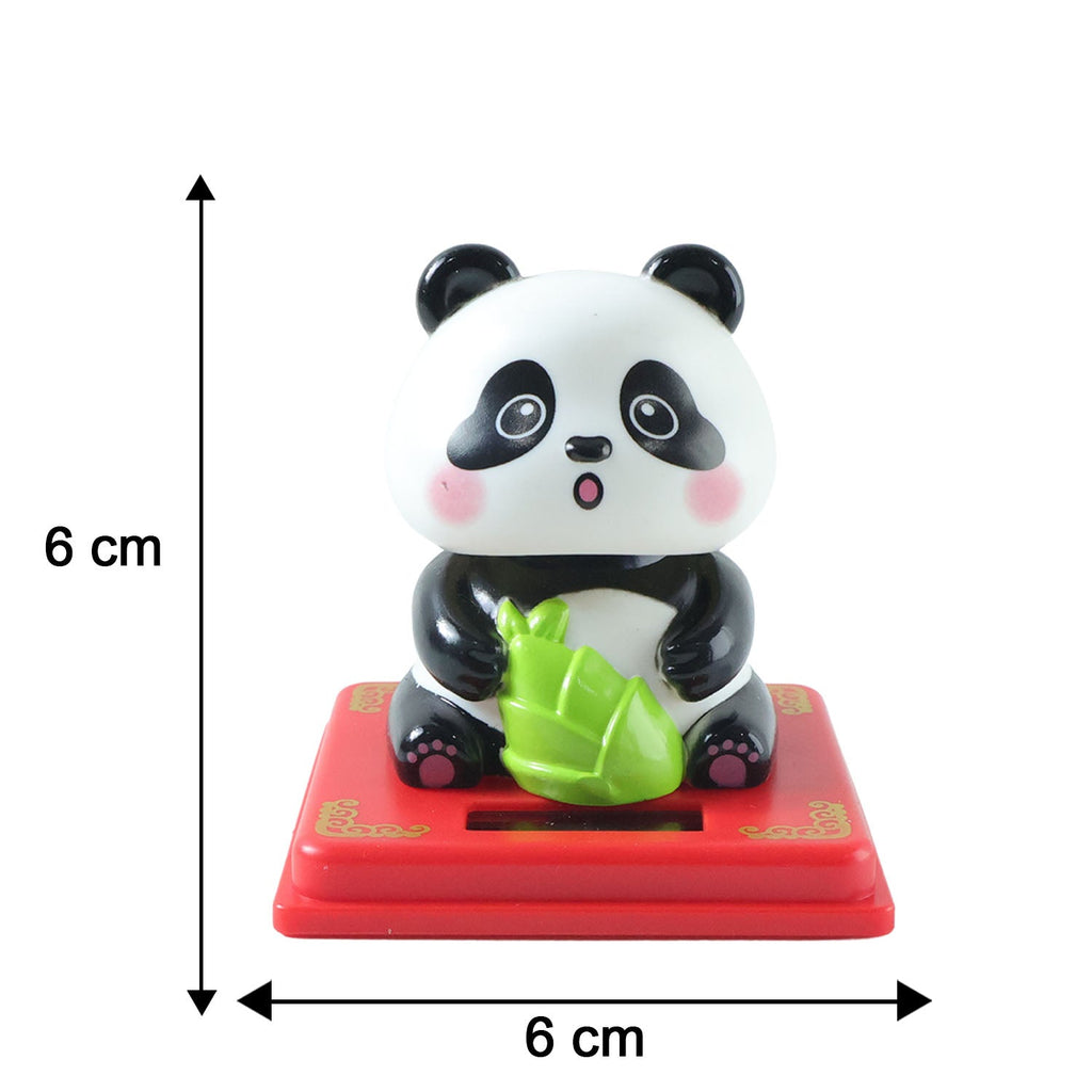 Compact decorative moving panda statue for home and office