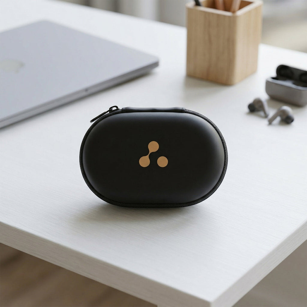Compact portable case for wireless earbuds