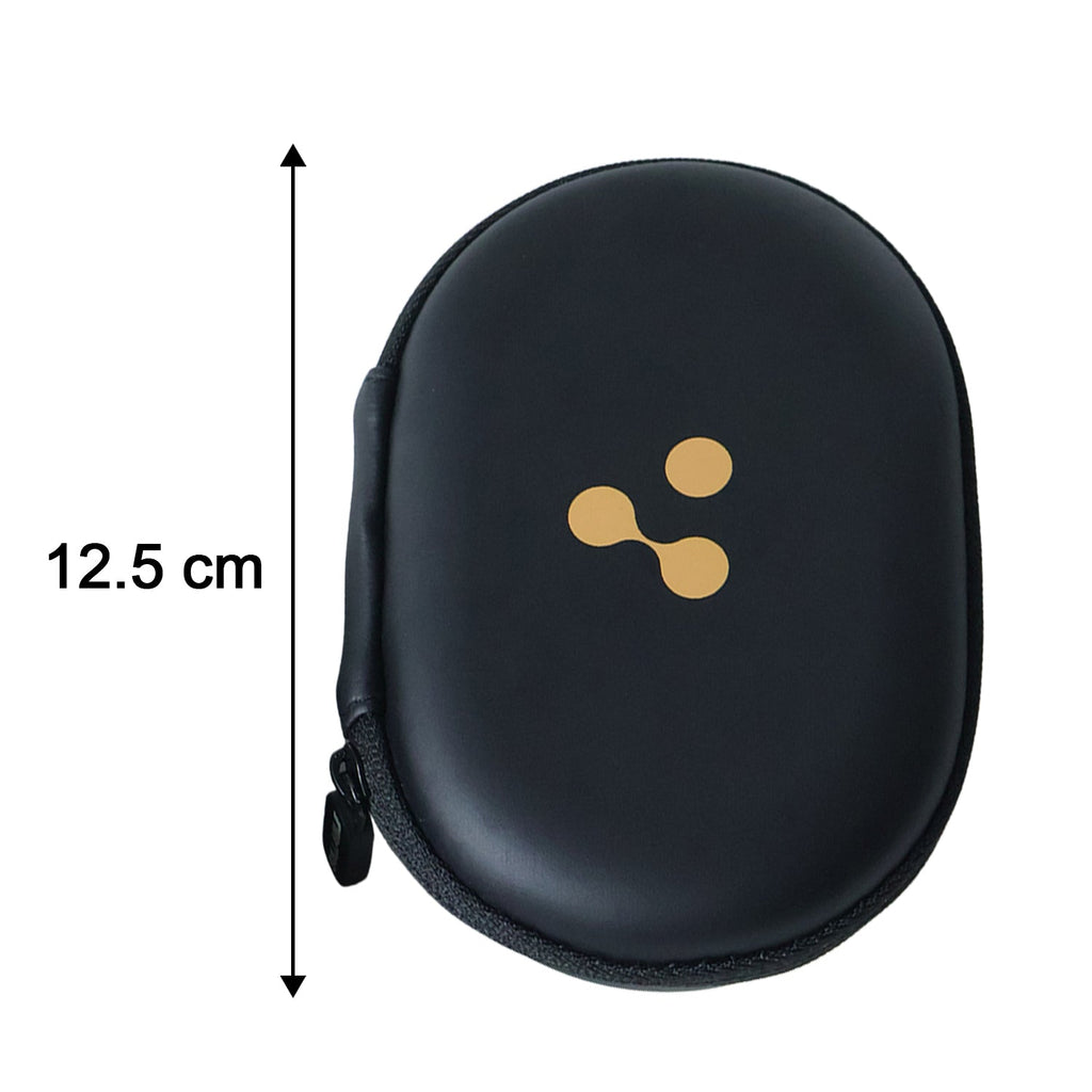 Earbud protective carrying case for wireless headphones