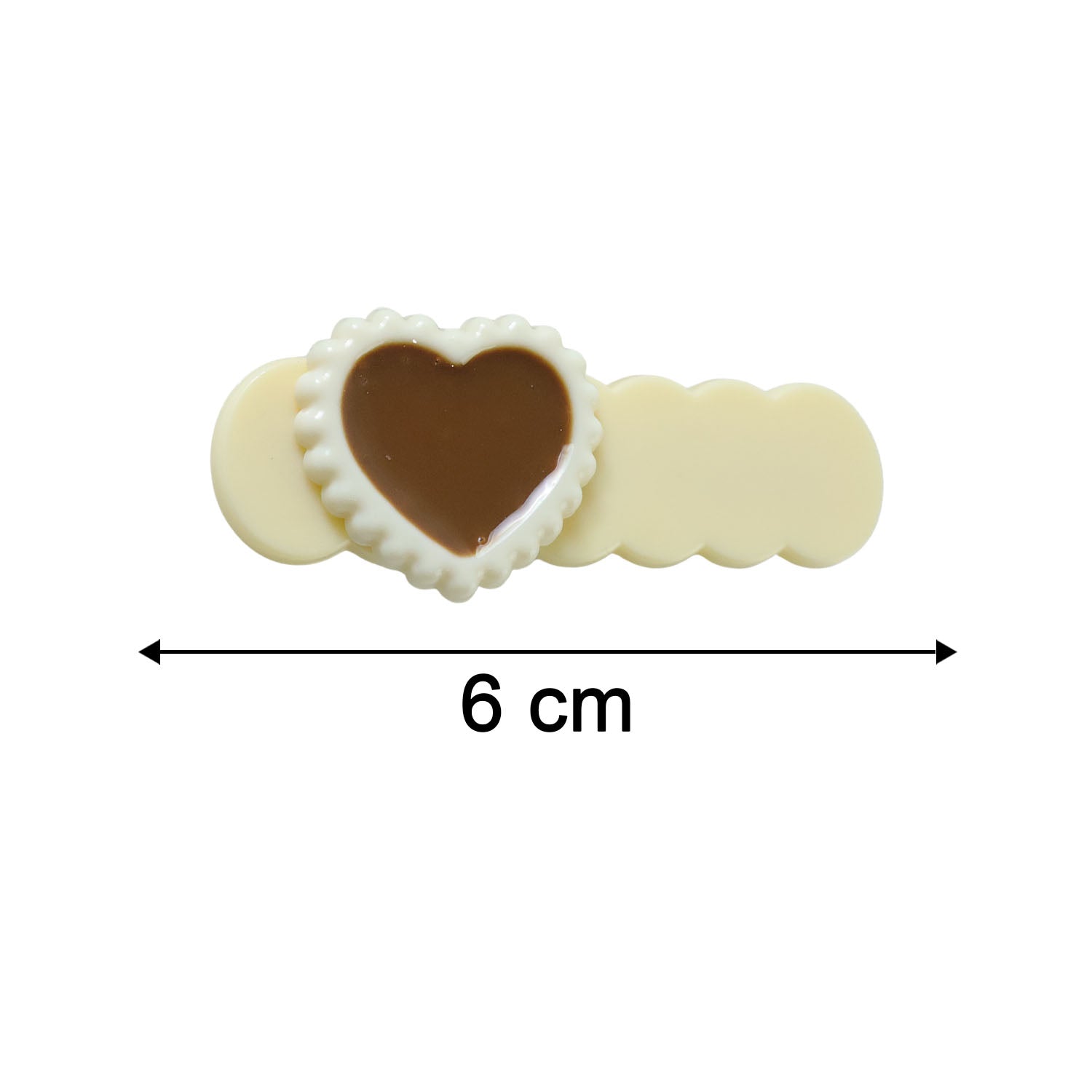 Trendy girls heart hair accessories set in lightweight design