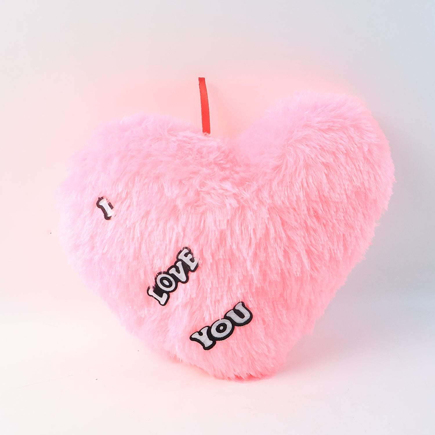 Heart shaped love pillow with soft plush fabric for hugs