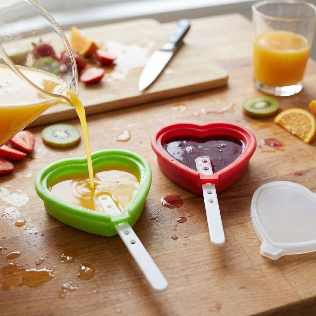 Silicone popsicle maker for kids’ frozen treats