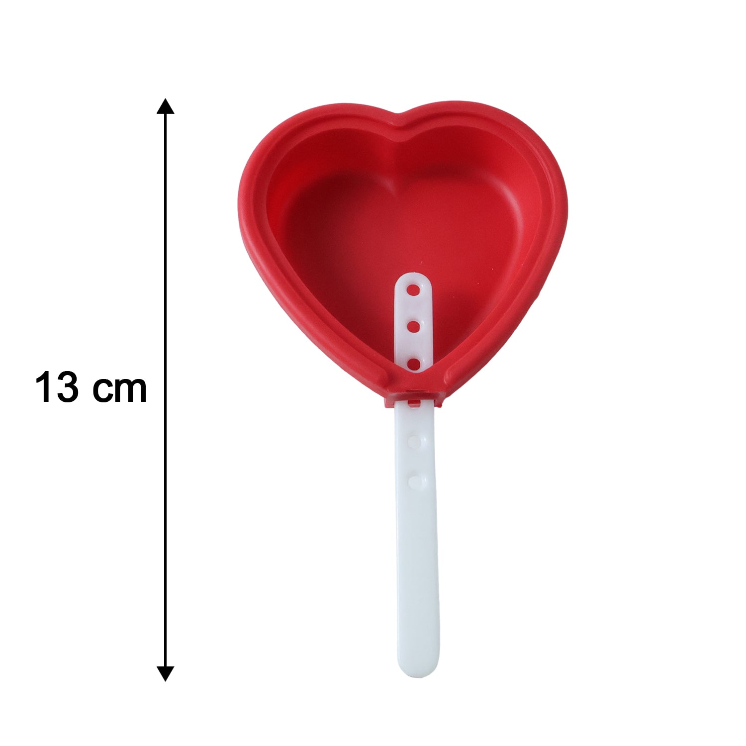 DIY frozen dessert mold tray in heart shape