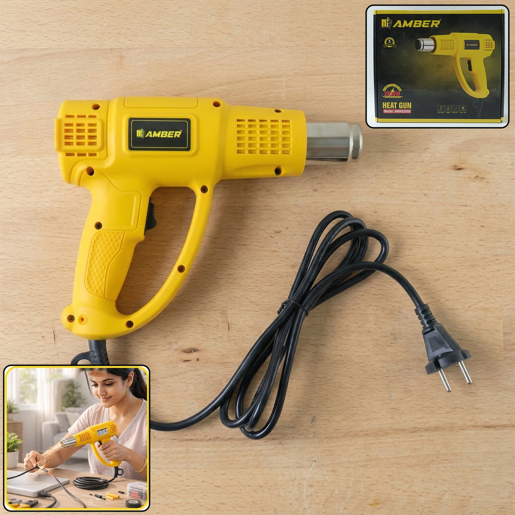Amber 2000W heat gun for industrial and DIY applications